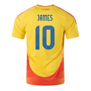 Kolumbija James Rodriguez #10 Domaci Dres Copa America 2024 Kratak Rukavima